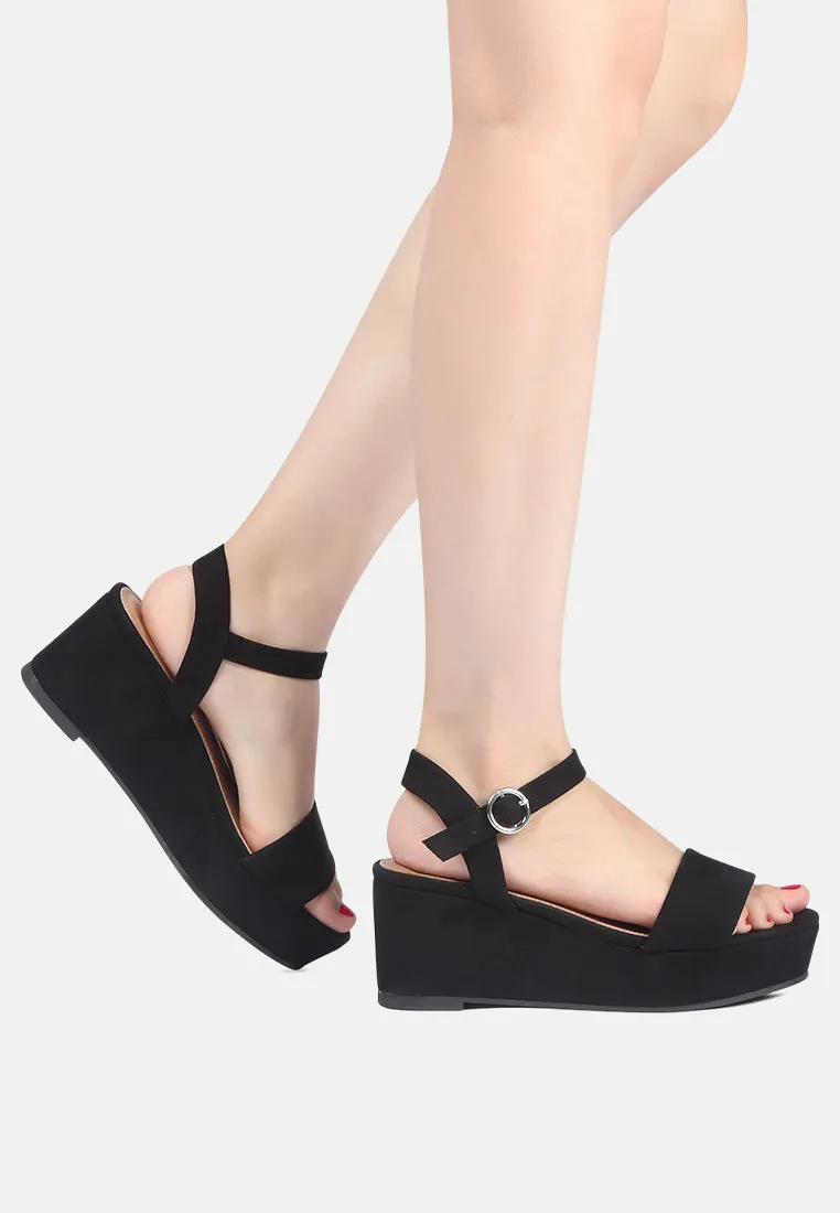 Ankle Strap Wedge Sandals