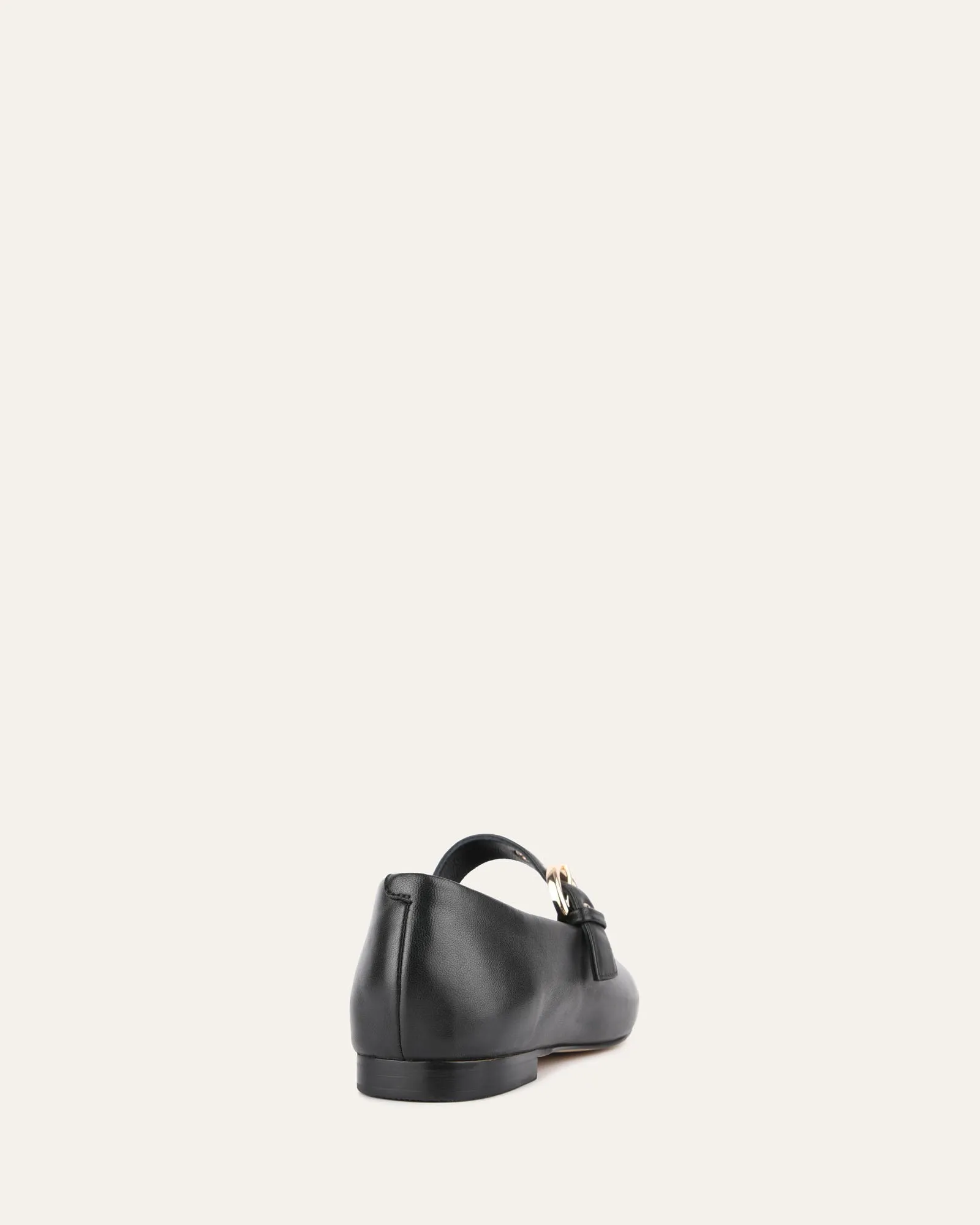 ANNABELLE CASUAL FLATS BLACK LEATHER