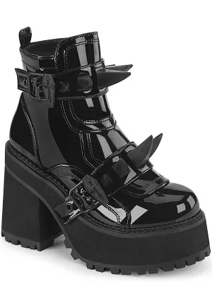 ASSAULT-72 [Black Patent] | PLATFORM BOOTS [PREORDER]