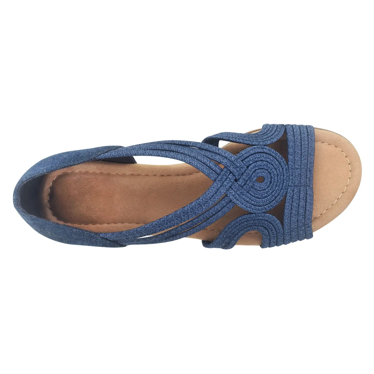 Bazra Stretch Elastic Sandal with Memory Foam