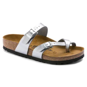 Birkenstock Mayari silver Birko-Flor