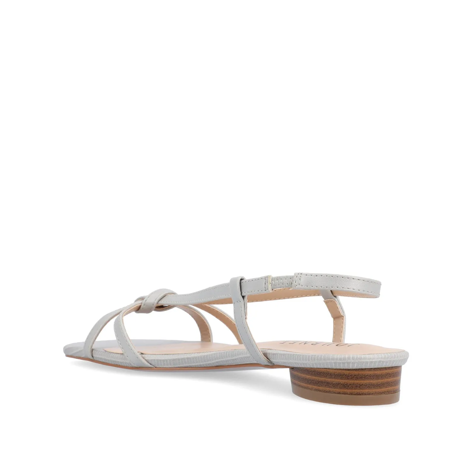 BRIDGET MULTI STRAP SANDALS IN FAUX LEATHER