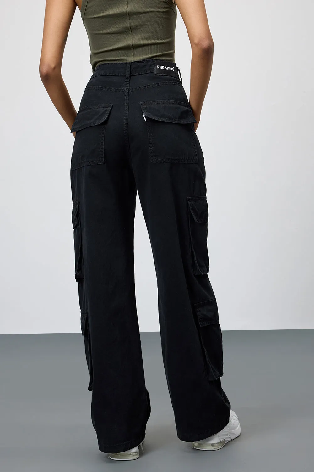 Charcoal Chore Utility Cargo Jeans