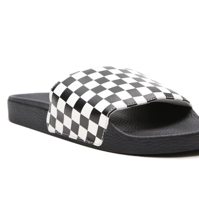 CHECKERBOARD SLIDE-ON SANDALS-Vn0004kiip9