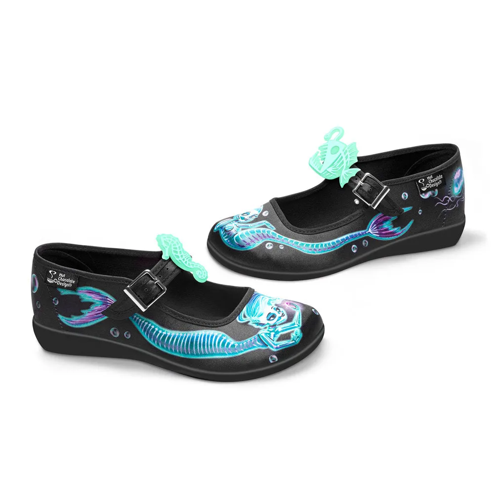 Chocolaticas® Mermaid Phantom Women's Mary Jane Flat