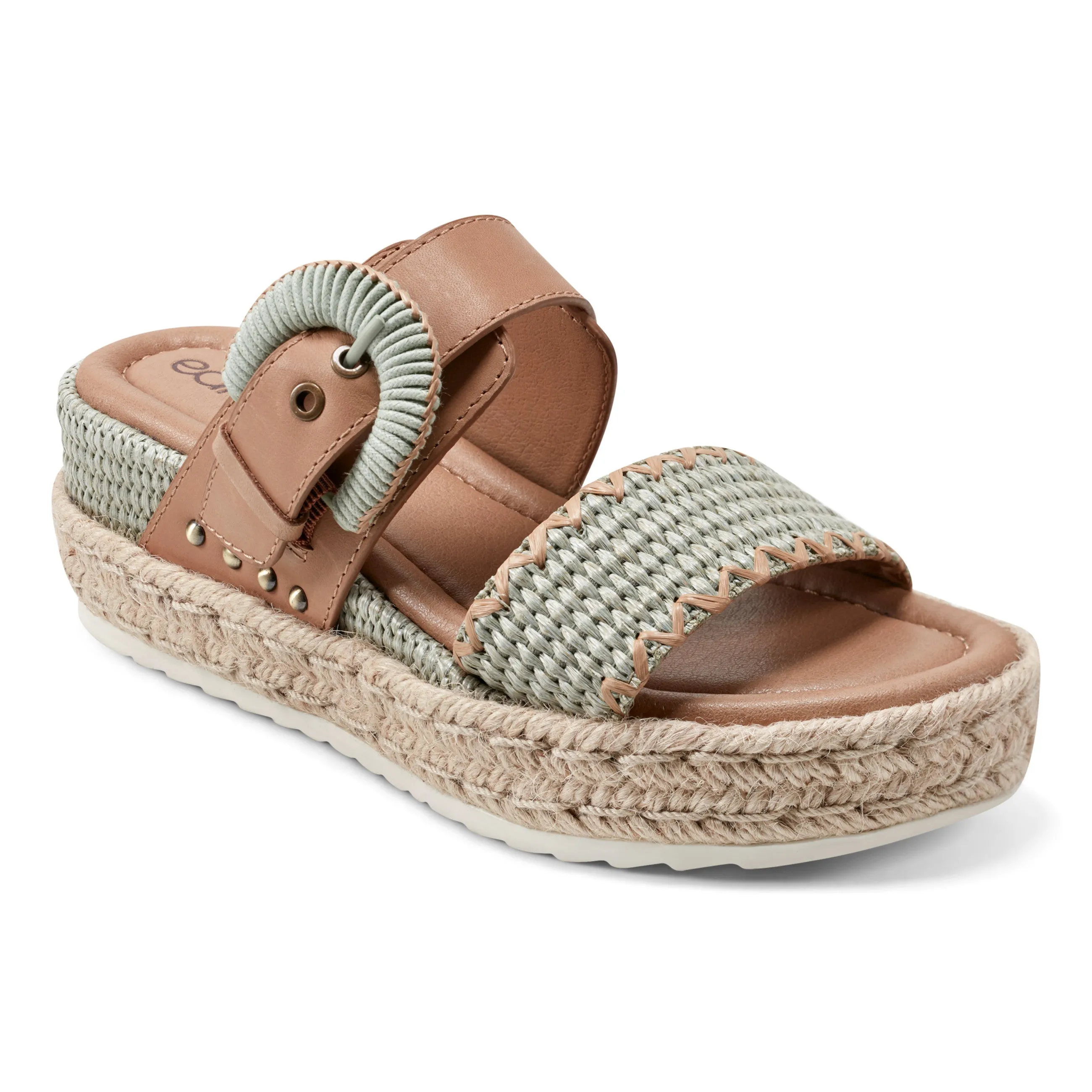 Colla Platform Wedge Slip-On Sandals