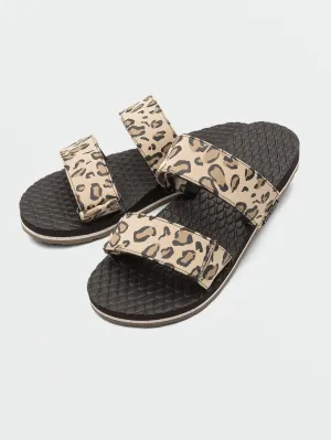 Eco Recliner Slide Sandals - LEOPARD