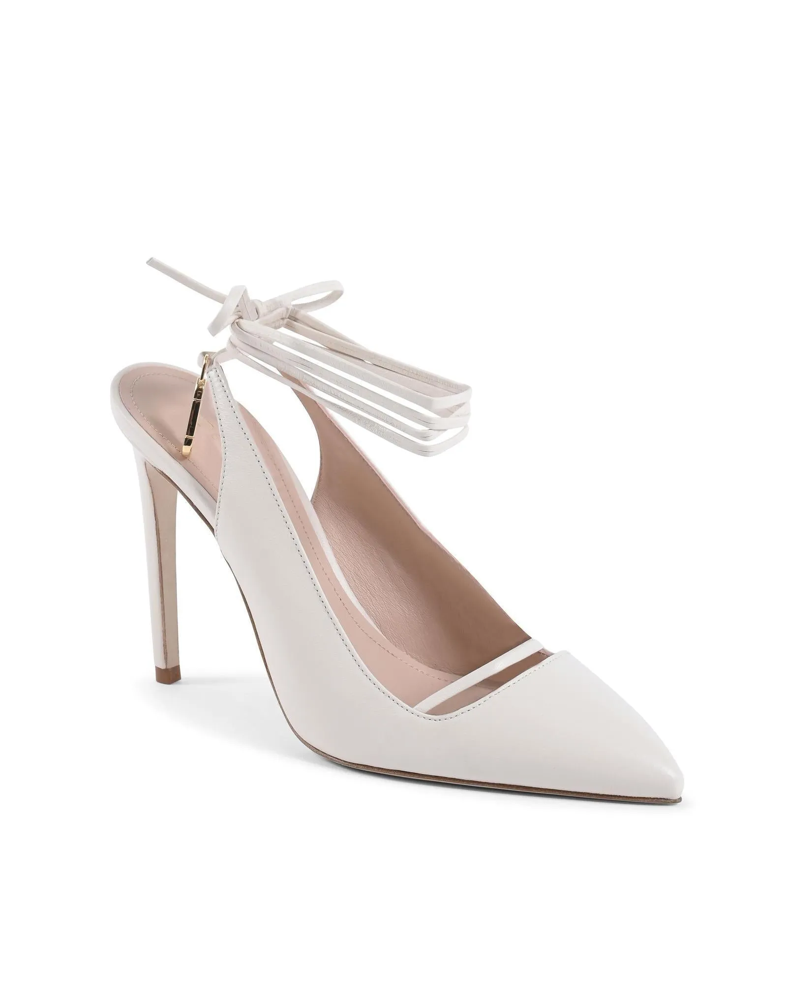 Elegant Italian-Made Leather Slingback Pumps with Stiletto Heels