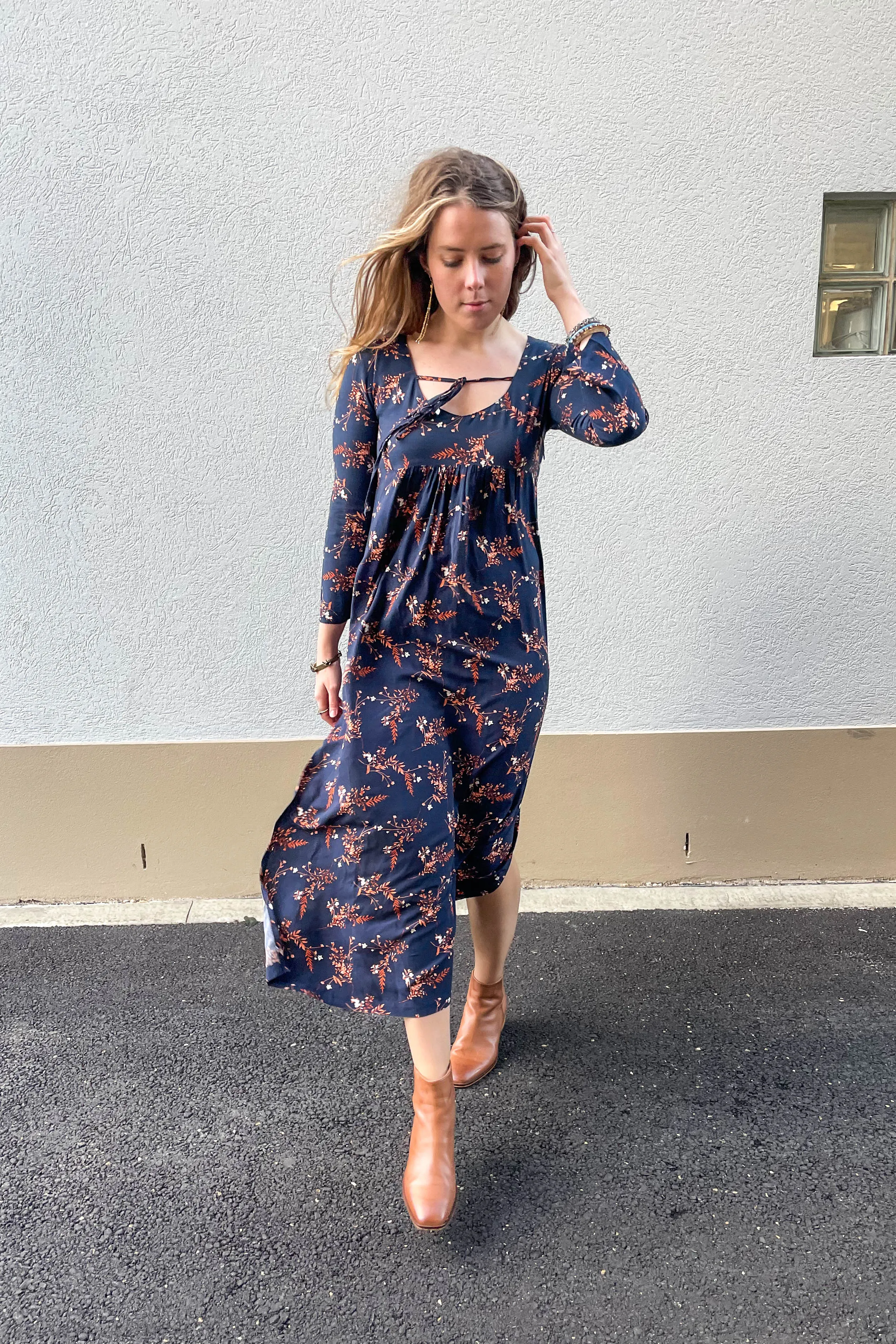 Elly Dress - Autumn Floral