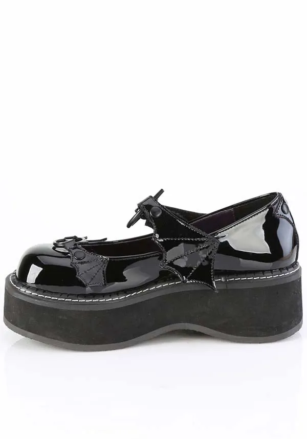 EMILY-23 [Black Patent] | PLATFORM MARYJANE [PREORDER]