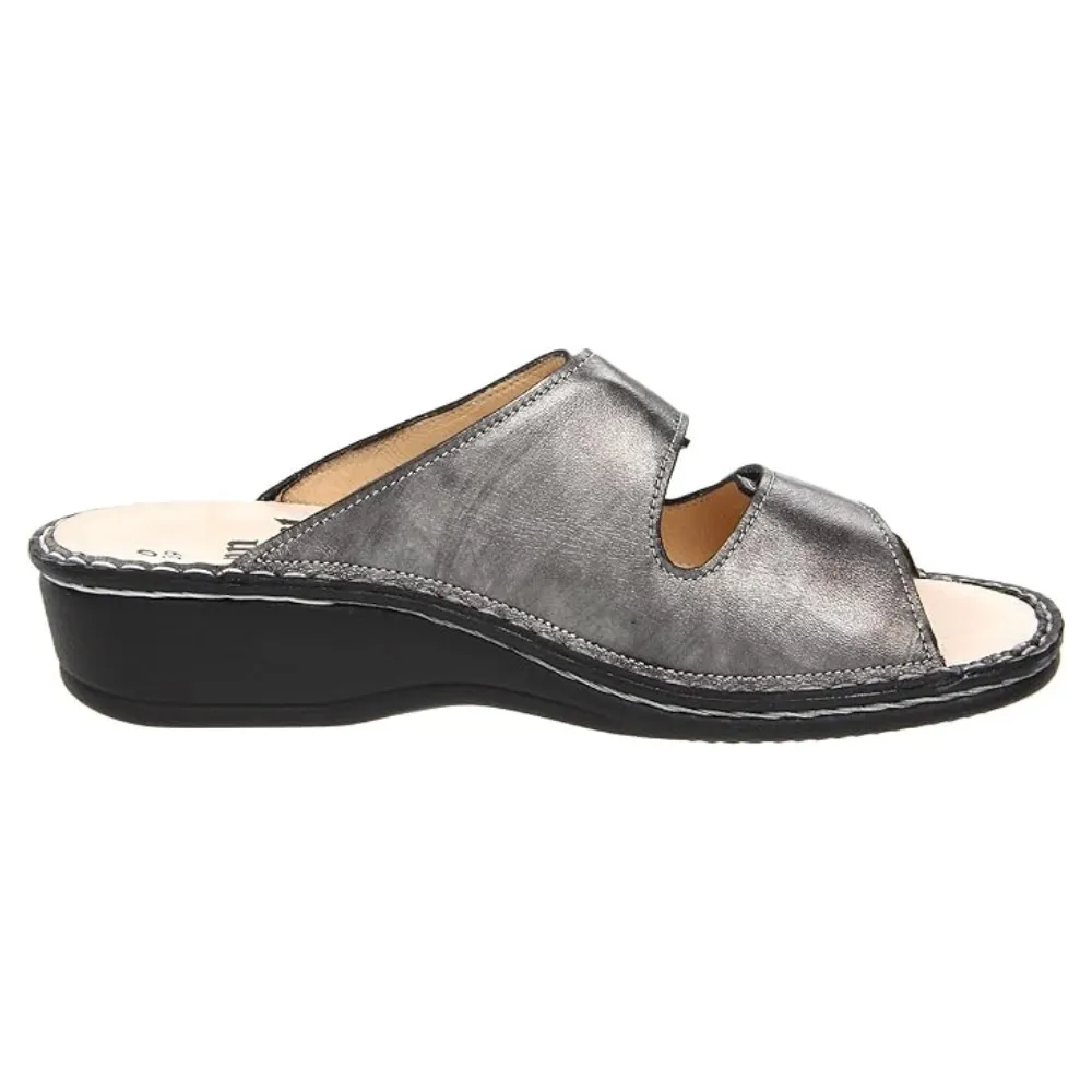 Finn Comfort Jamaica Volcano Pewter Slide-On Sandal (Women's)