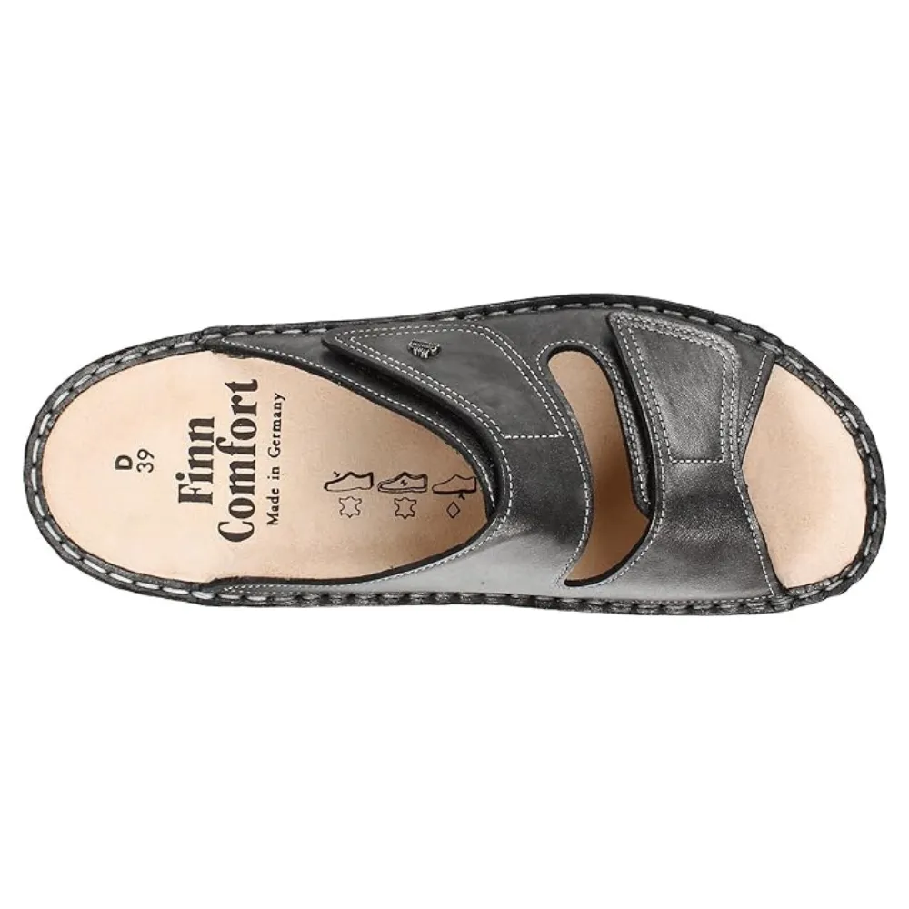 Finn Comfort Jamaica Volcano Pewter Slide-On Sandal (Women's)