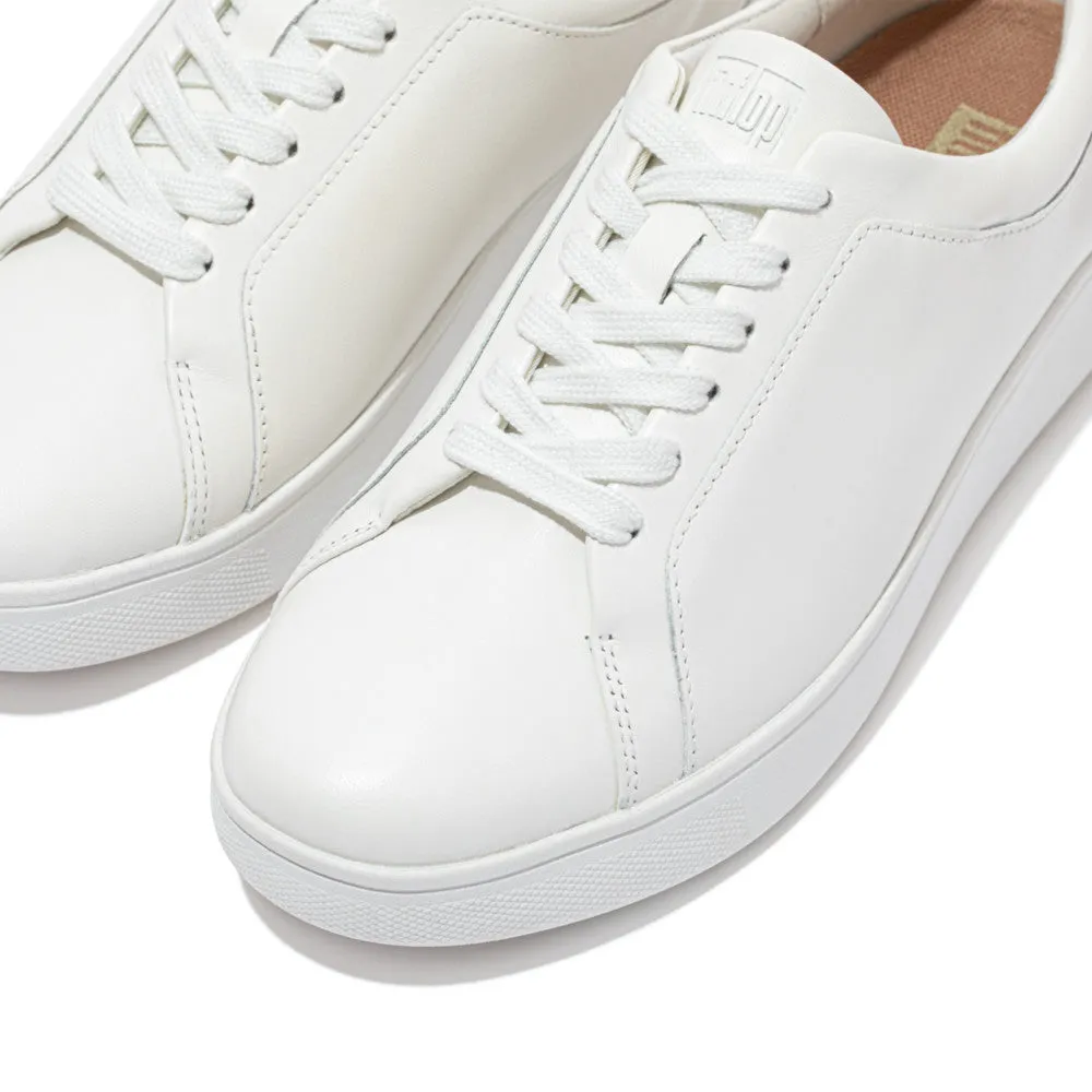 FitFlop Rally Leather Sneakers Urban White