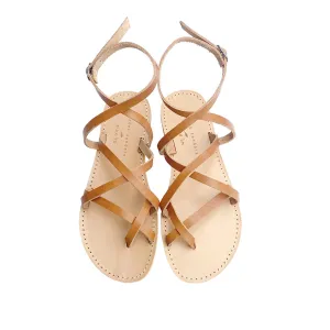 GEFEN SANDALS TANNED