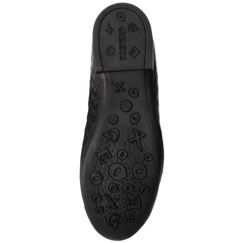 Geox Girl's Jr Plie Black Quilt (Sizes 35-38)