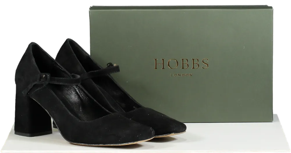 Hobbs Black Miranda Mary Jane Heels EU 41 UK 8