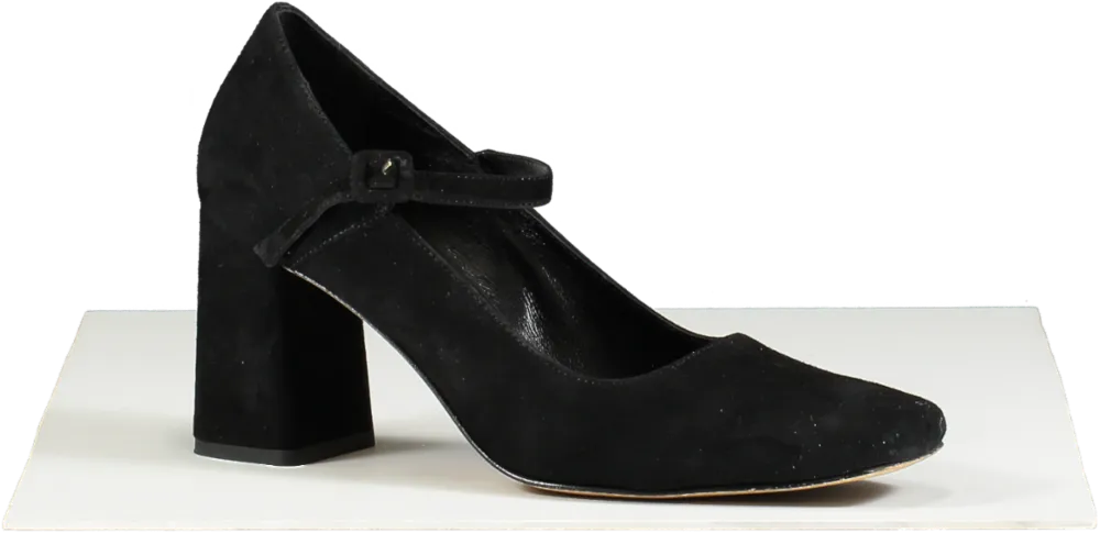 Hobbs Black Miranda Mary Jane Heels EU 41 UK 8