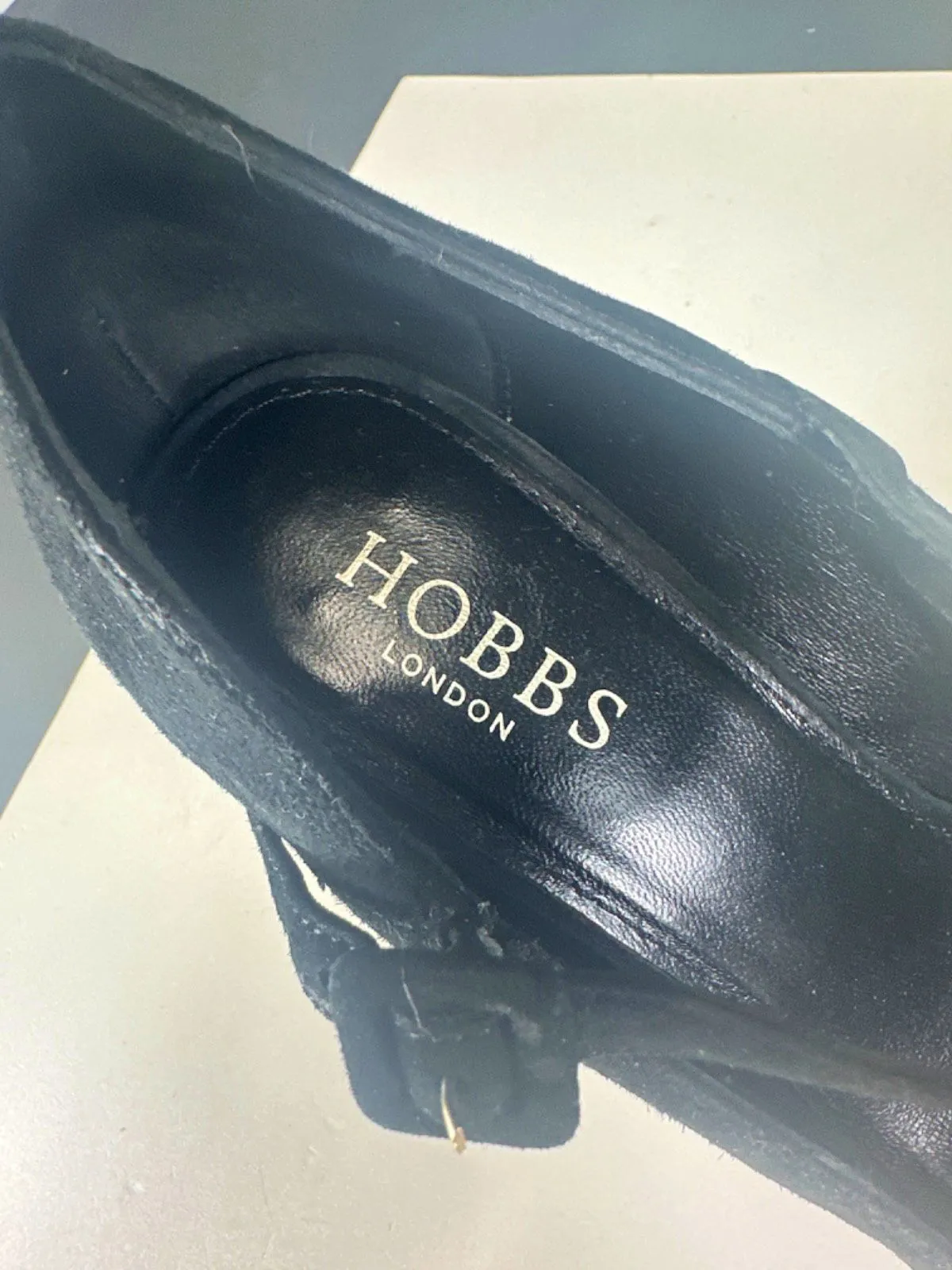 Hobbs Black Miranda Mary Jane Heels EU 41 UK 8