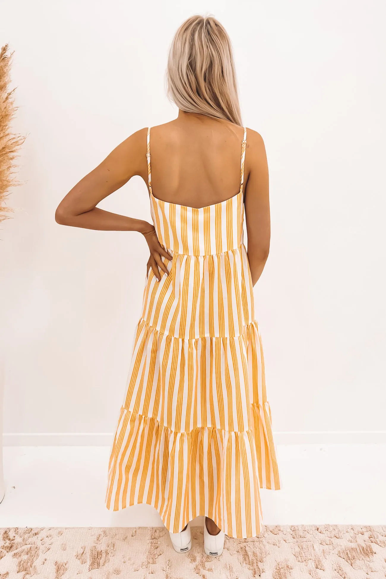 Isabelle Maxi Dress Sunset Stripe