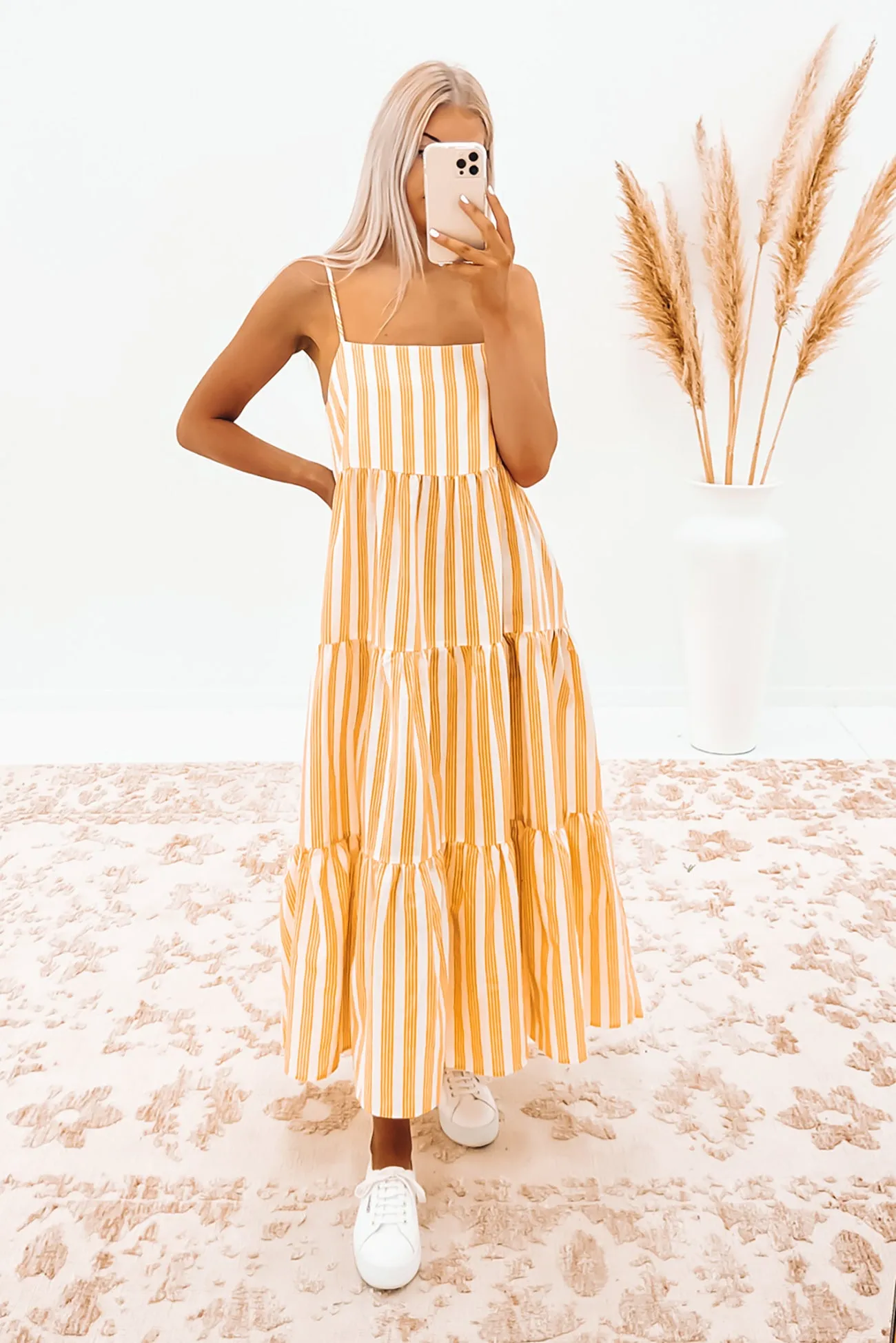 Isabelle Maxi Dress Sunset Stripe