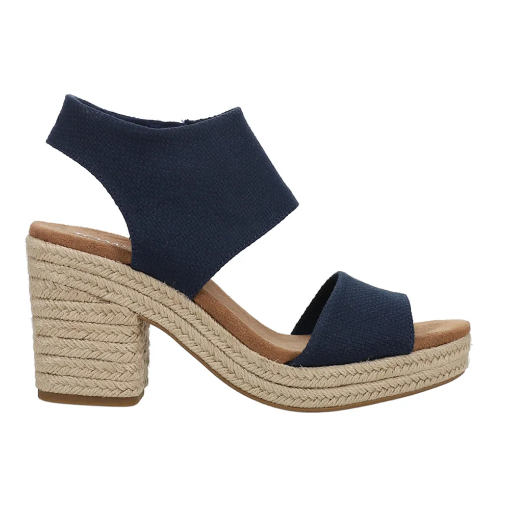 Majorca Rope Block Heel Espadrille Sandals