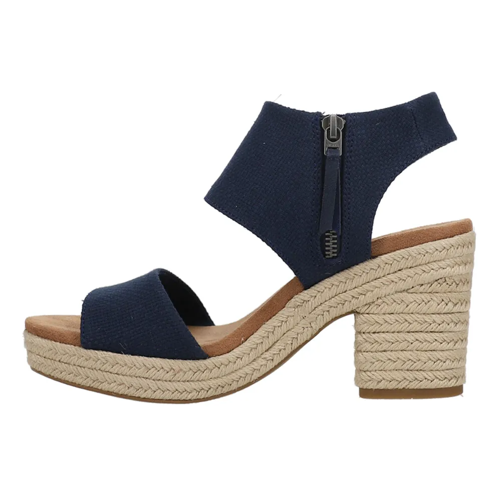 Majorca Rope Block Heel Espadrille Sandals