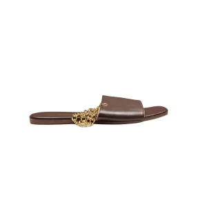 Mata Brown Women's Leather Sandal