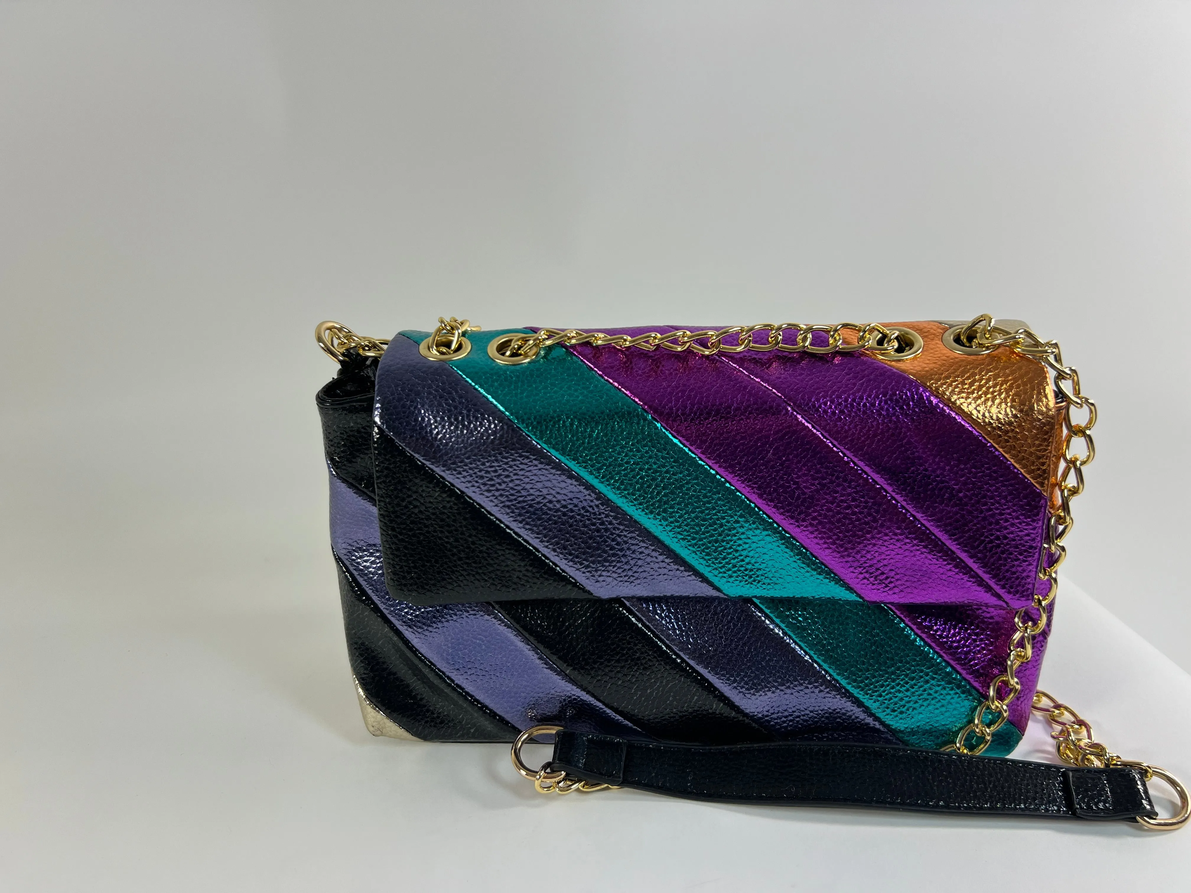 Multicolor Stripes Crossbody