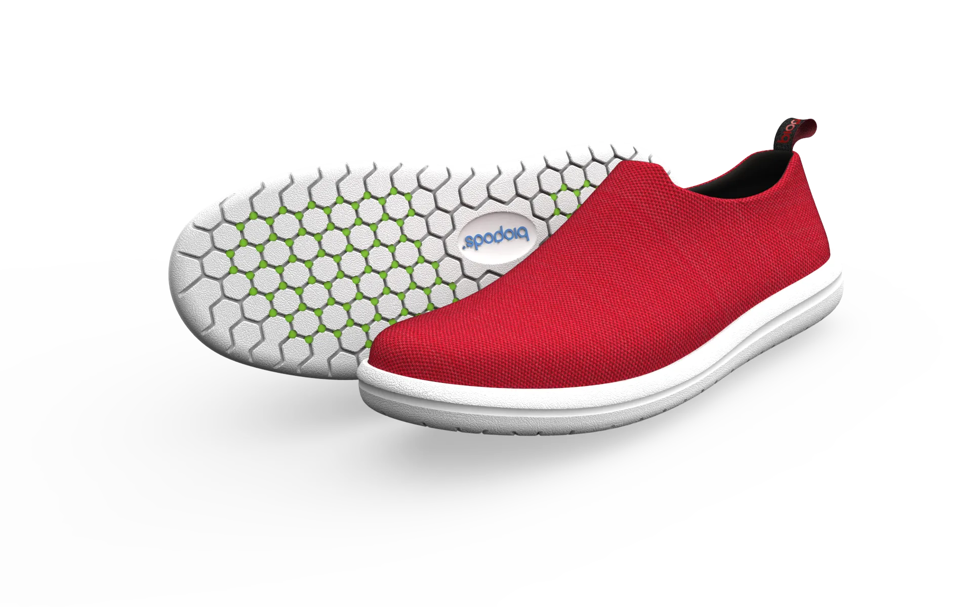 Narrow Urban Sneakers - Red