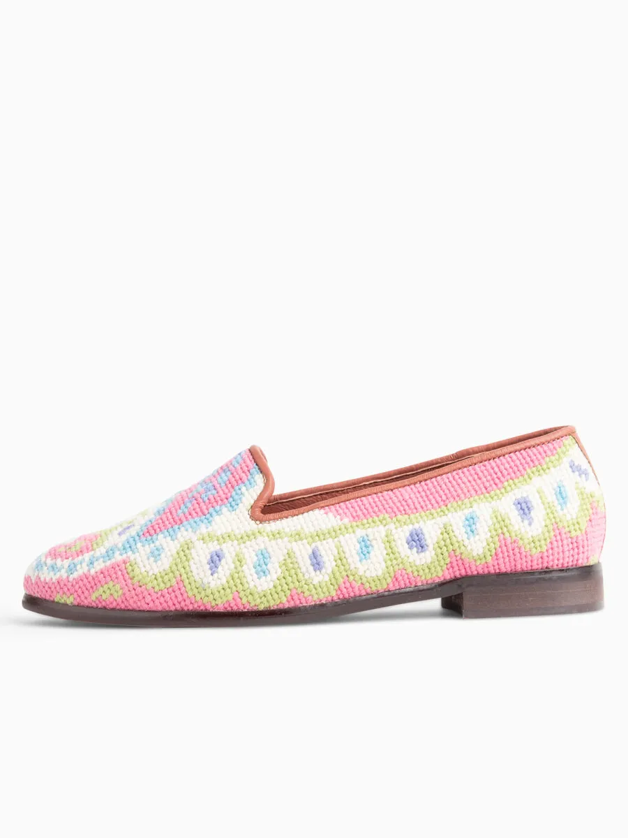 Needlepoint Loafer in Preppy Paisley