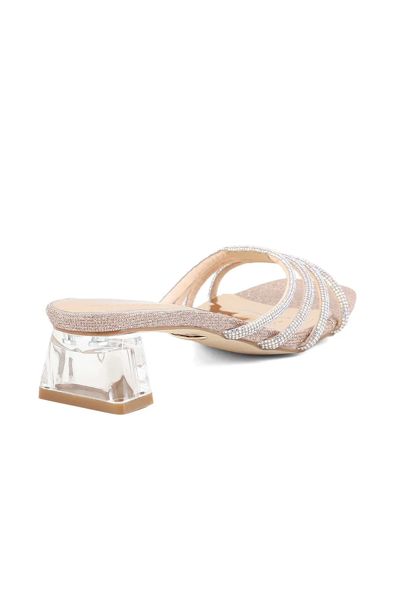 Party Wear Slip On I29252-Peach