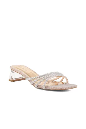 Party Wear Slip On I29252-Peach