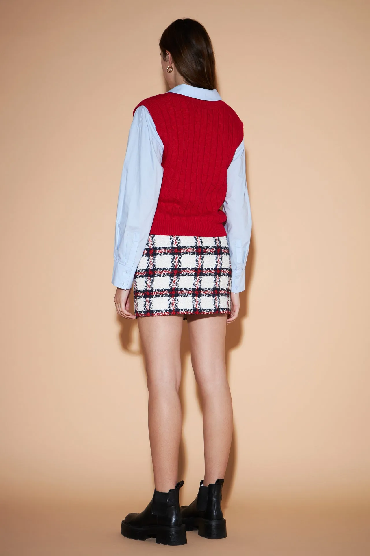 Plaid Mini Skirt