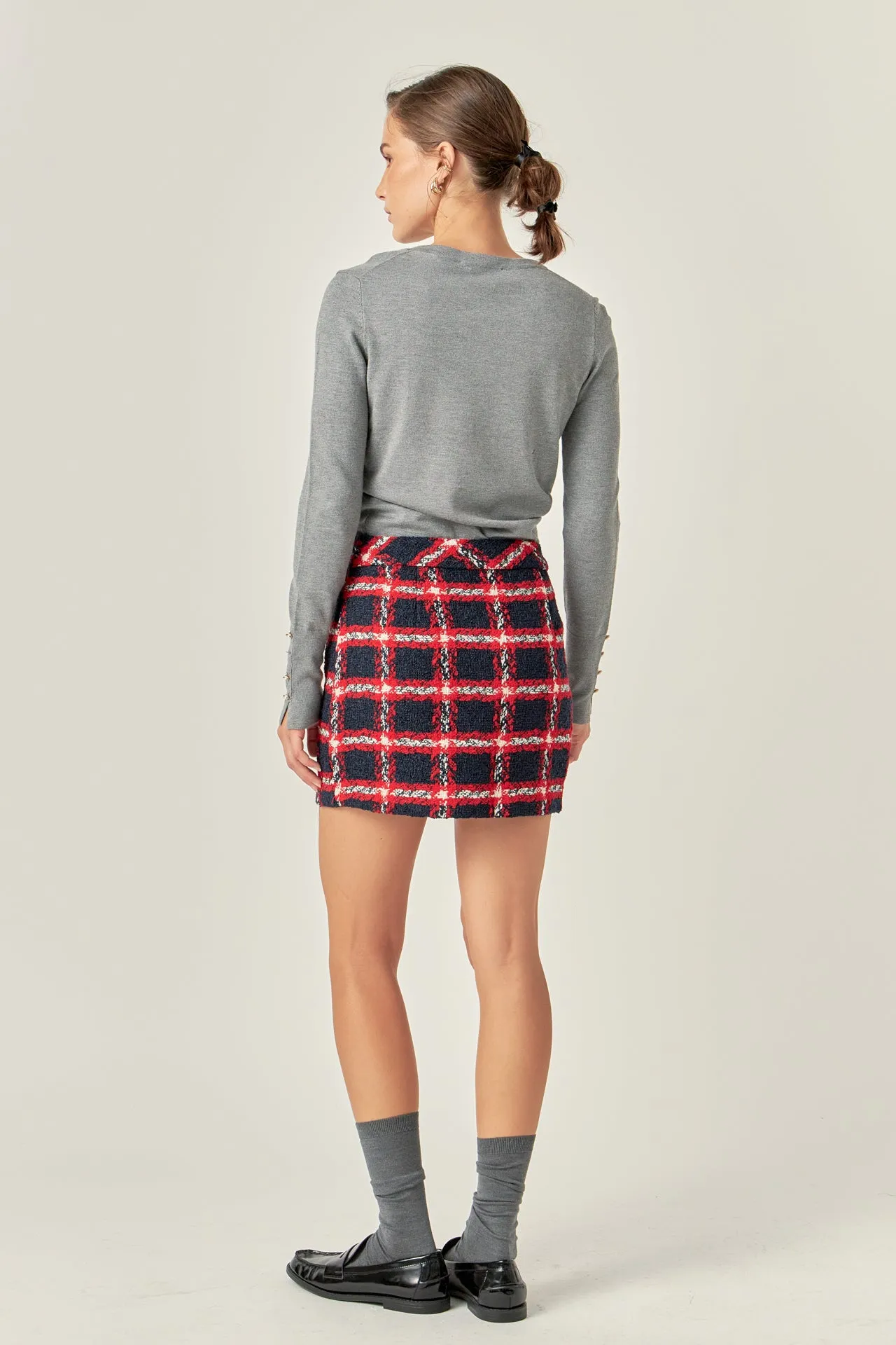 Plaid Mini Skirt