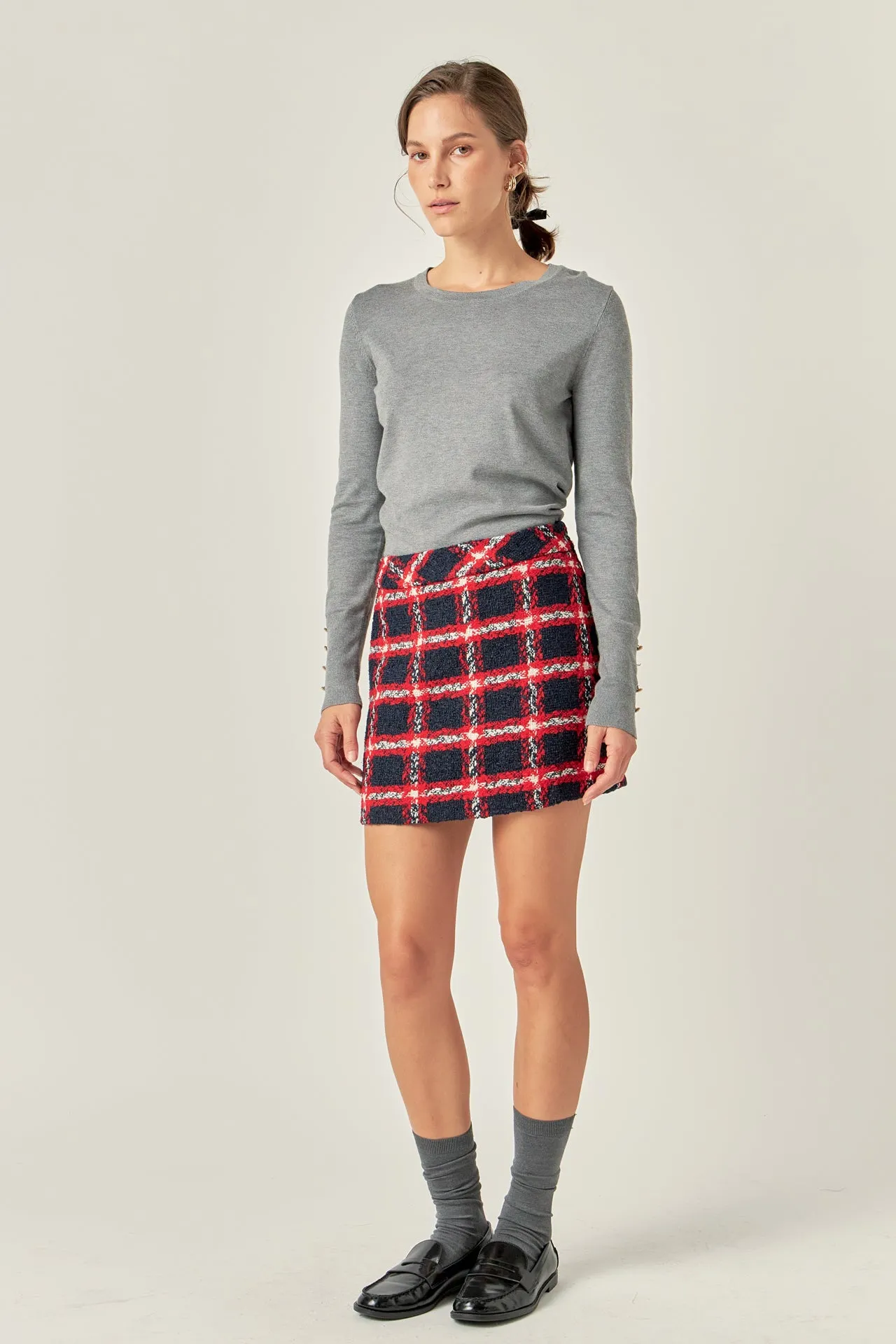 Plaid Mini Skirt