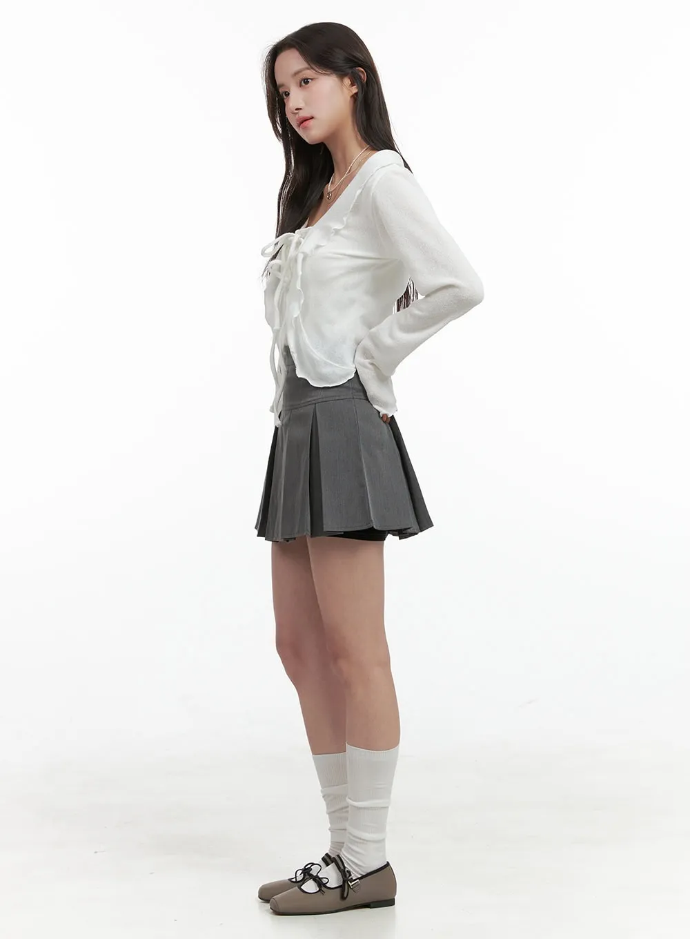 Pleated Bliss Mini Skirt OG412