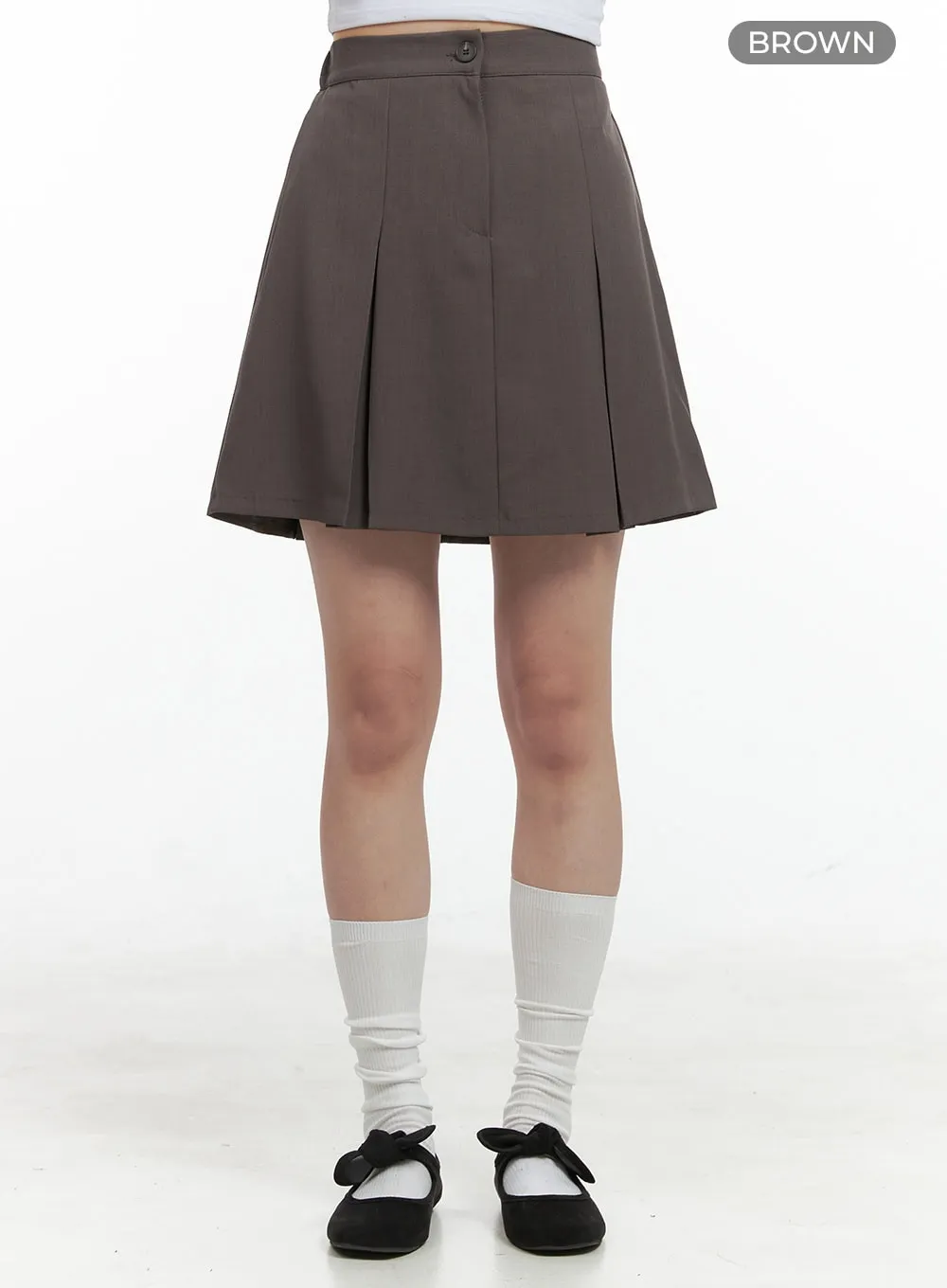 Pleated Spice Mini Skirt OG409