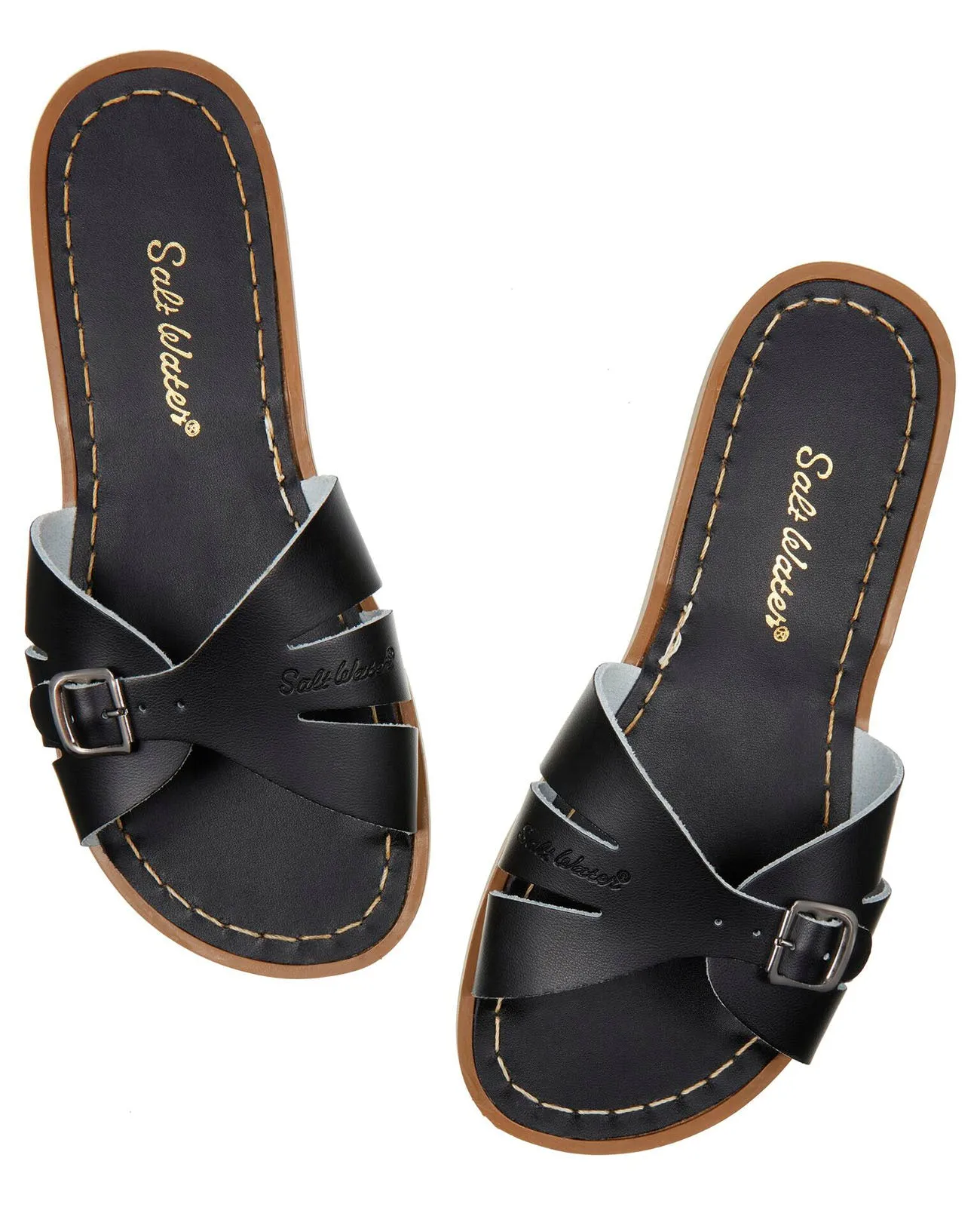 Salt-water sandals classic slide black