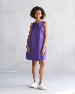 Short Racerback Dress - Purple