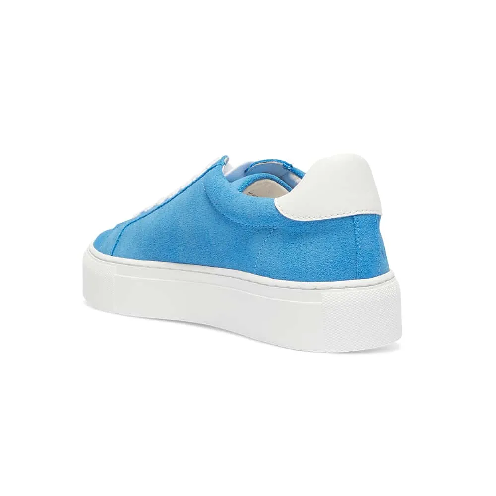 Trio Sneaker in Blue Leather