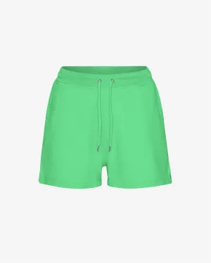 Women Organic Sweatshorts - Spring Green