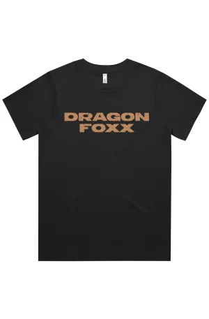 Women's Black DRAGON FOXX Tee